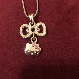 Hello Kitty faux diamond bow